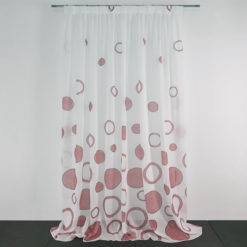 Tessuto Tenda MASON col. Rosso 008 + Confezione sartoriale "piega fissa" SU MISURA €59.90 al metro