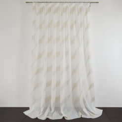 Tessuto Tenda ALEO col. Beige 08 + Confezione sartoriale "piega fissa" SU MISURA €59,00 al metro
