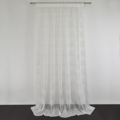 Tessuto Tenda LUPE col. 0101 + Confezione sartoriale "piega fissa" SU MISURA €53.00 al metro