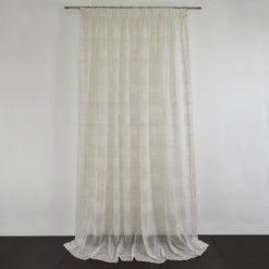 Tessuto Tenda LUPE col. 0301 + Confezione sartoriale "piega fissa" SU MISURA €53.00 al metro