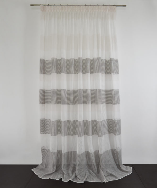 Tessuto Tenda MALLORQUIN col. 0101 + Confezione sartoriale "piega fissa" SU MISURA €52.00 al metro