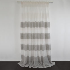 Tessuto Tenda MALLORQUIN col. 0101 + Confezione sartoriale "piega fissa" SU MISURA €52.00 al metro
