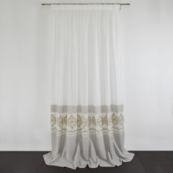 Tessuto Tenda REESE col. 0201 + Confezione sartoriale "piega fissa" SU MISURA €59.90 al metro
