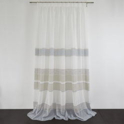 Tessuto Tenda UBEDA col. 0201 + Confezione sartoriale "piega fissa" SU MISURA €56.00 al metro