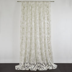 Tessuto Tenda VIENNA col. 0201 + Confezione sartoriale "piega fissa" SU MISURA €69.90 al metro