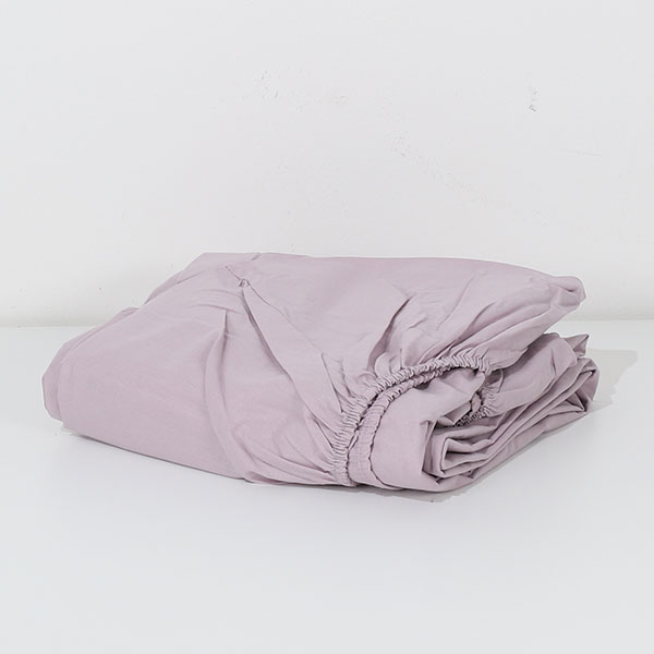 Lenzuolo-Sotto-Con-Angoli-Tinta-Unita-Continuativo Color Malva