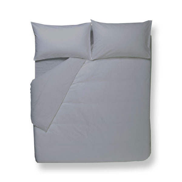 Parure Copripiumino Gabel Andrew – Stile Scozzese In Puro Cotone 58 Fili/cm², Grigio, Una Piazza E Mezza, Con 2 Federe, Made In Italy