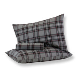 Parure Copripiumino Scozzese New - Grigio