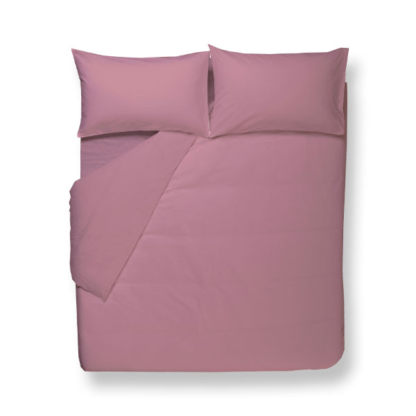 Parure Copripiumino mano seta® Continuativo Color Malva