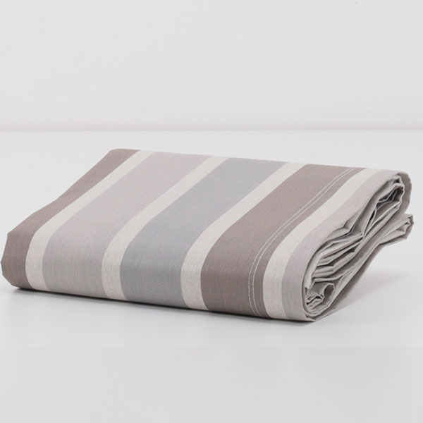 BESTOUCH Lenzuolo Sopra In Cotone Lavato Grigio - Sensazione Lino, Antipiega, Anti Macchia - Taglie Queen E King