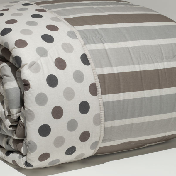 Trapunta Invernale Shabby Chic Tata Home Audrey 250x250 Cm - Letto Matrimoniale - Morbida Microfibra 250 Gr/mq Double Face