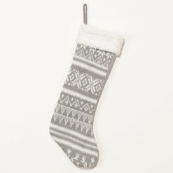 Calza-Befana-Noelle-Scozzese-Grigio