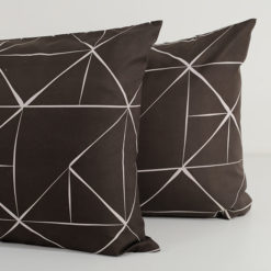 Coppia-Federe-Modern-Percalle-Nero