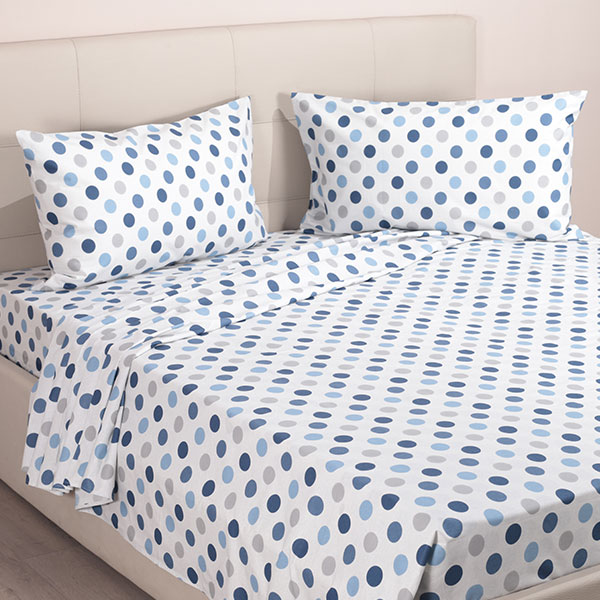 Set Di Lenzuola POPY Grigio Per Letto Singolo 90x200 - Cotone E Poliestere, Morbidissimo! - Foto 5