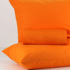 Parure Copripiumino 100% Cotone "Arcobaleno" Light - Arancione