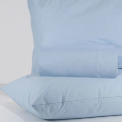 Parure Copripiumino 100% Cotone "Arcobaleno" Light - Azzurro