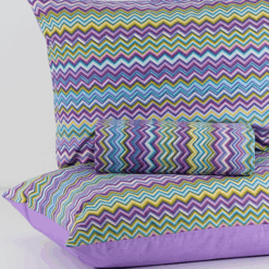 Parure-Copripiumino-ZigZag-Viola