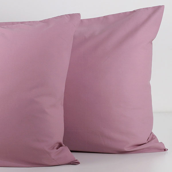 Coppia Federe in cotone madapolam Paint Corallo | Leroy Merlin