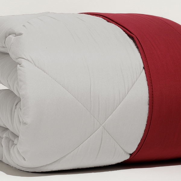 Trapunta-mano seta® Continuativo Color Perla Bordeaux