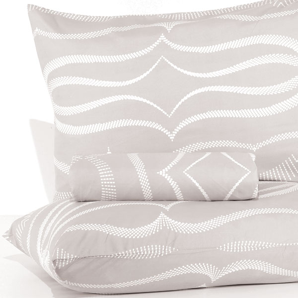 Parure-Copripiumino mano seta®-Nami-Tortora