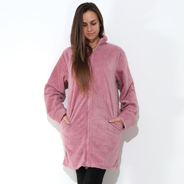 Vestaglia-con-Zip-Intreccio-Malva