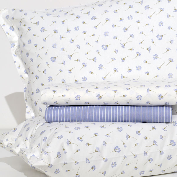 Completo-Lenzuola-Daisy-Celeste