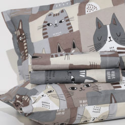 Completo-Lenzuola-Gatti-Miao-Naturale