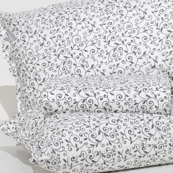 Parure-Copripiumino-Regina-Grigio