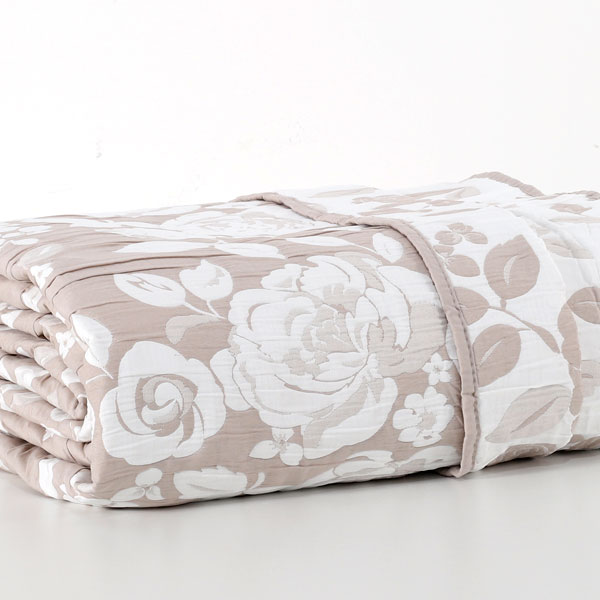 Trapuntino mano seta® Jacquard Benedetta Tortora