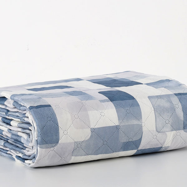 Trapuntino mano seta® Kubik Blu