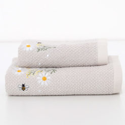 Viso+Ospite-Beige- Fiore Bianco
