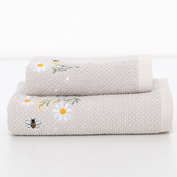 Viso+Ospite-Beige- Fiore Bianco