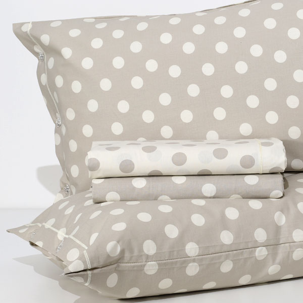 Completo Lenzuola "Linea Naturale" - Pois