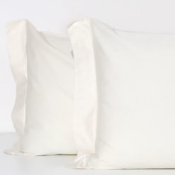 Coppia Federe Raso 60 Cotone 100% Cleopatra - Avorio
