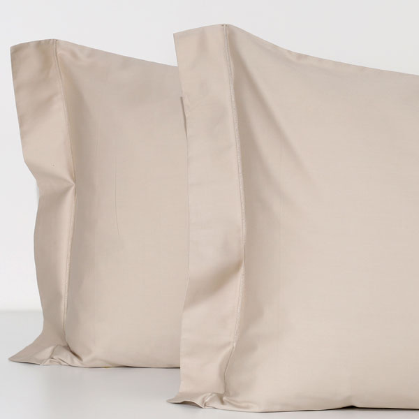 Coppia Federe Raso 60 Cotone 100% Cleopatra - Avorio