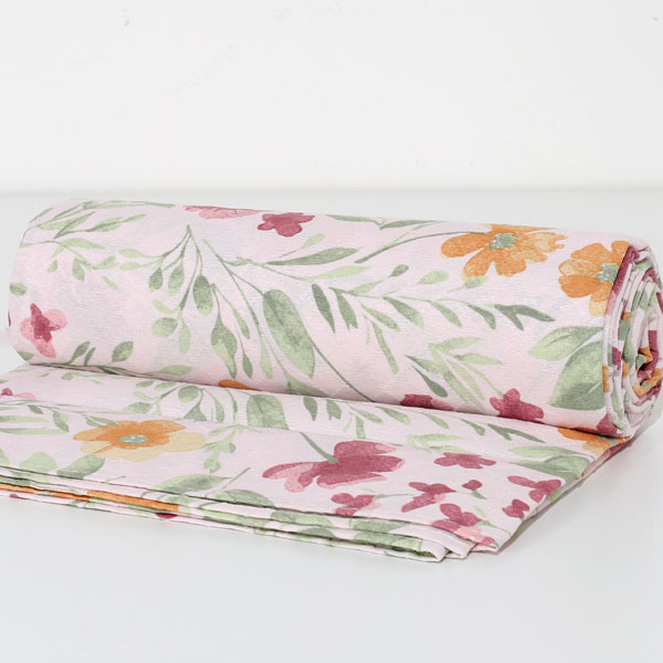 Copriletto Piquet "Ginevra" - Cipria