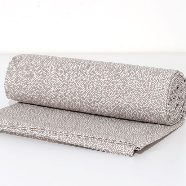 Copriletto Piquet "Snake" - Tortora