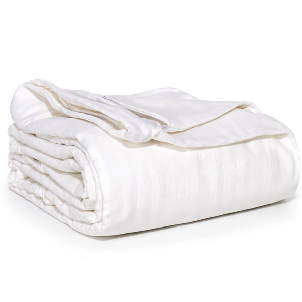 Coprimaterasso-in-Cotone-Fasciato-con-Zip Strong-