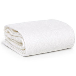 Coprirete in Feltro Jacquard con Lacci