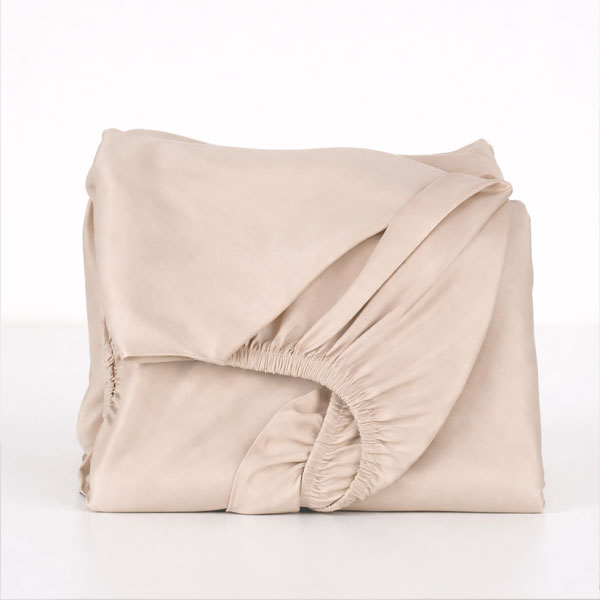 Sotto con Angoli Raso 60 Cotone 100% Cleopatra - Beige