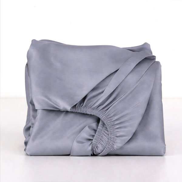 Sotto con Angoli Raso 60 Cotone 100% Cleopatra - Grigio