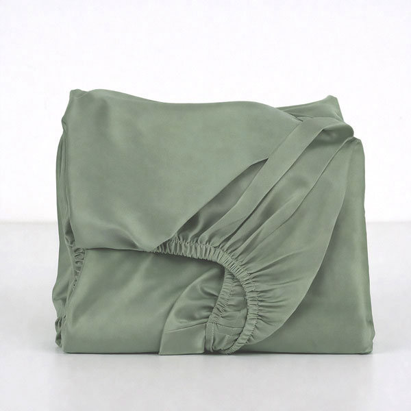 Sotto con Angoli Raso 60 Cotone 100% Cleopatra - Salvia