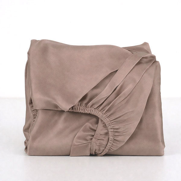 Sotto con Angoli Raso 60 Cotone 100% Cleopatra - Tortora