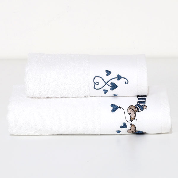 Viso + Ospite "Bassotti" - Blu/Bianco