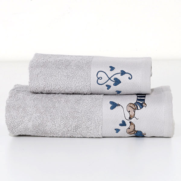 Viso + Ospite "Bassotti" - Blu/Perla