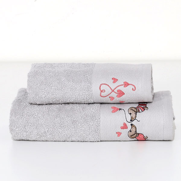 Viso + Ospite "Bassotti" - Rosa/Perla