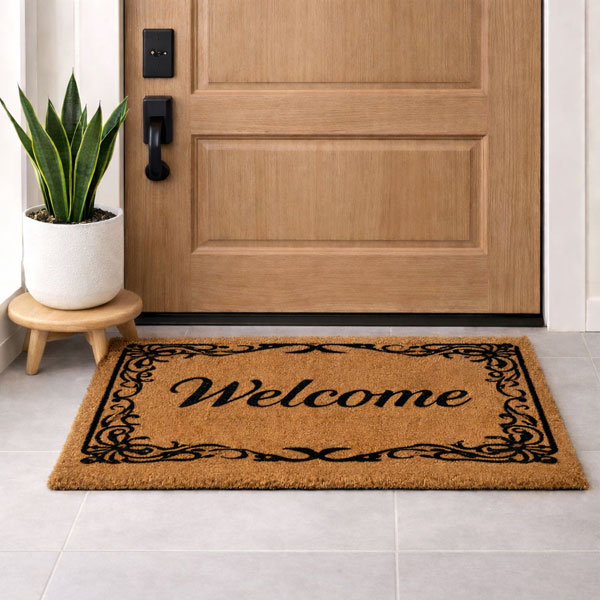 Tappeto "Cocco" Frasi Felici - Welcome