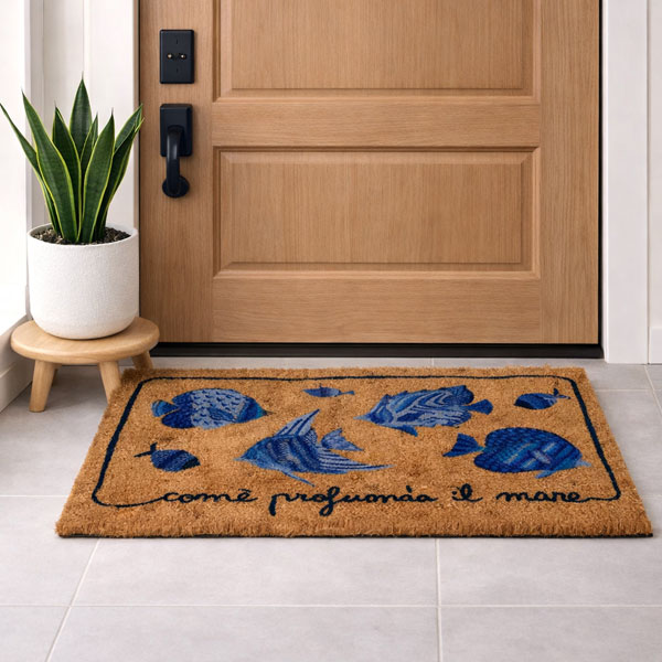 Tappeto "Cocco" Sotto al Mar - Pesci Blu