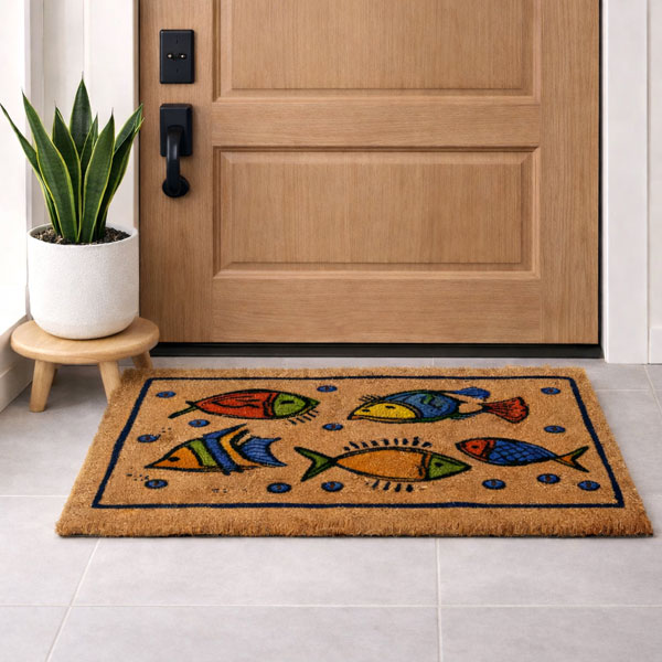 Tappeto "Cocco" Sotto al Mar - Pesci Mix