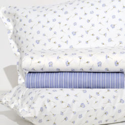 Completo-Lenzuola-Daisy-Celeste-FLANELLA